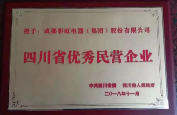 成都九球体育(China)官方网站集团荣获“四川省优秀民营企业”称号、公司董事长刘荣富荣获“四川省优秀民营企业家”称号